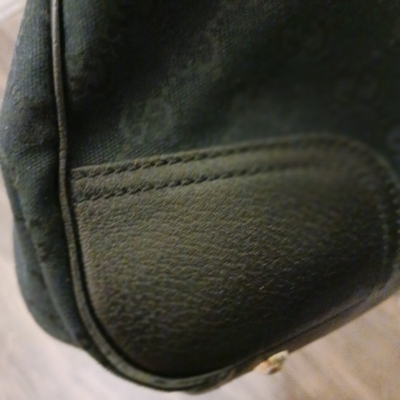 GUCCI Auth Sherry Canvas & Leather Shoulder Bag Tote EUC - Picture 13 of 17